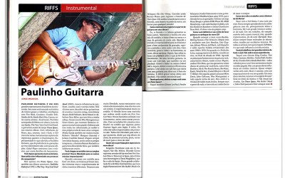 Revista Guitar Player traz entrevista especial com Paulinho Guitarra