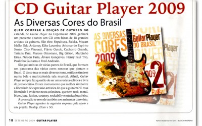 Revista Guitar Player traz CD Especial com Paulinho Guitarra na edição de Outubro