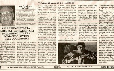 Jornal Folha da Estância traz resenha sobre o disco “Romantic Lovers”